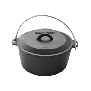 Univerzální litinový hrnec Camp Chef Dutch Oven 25 cm bez nožiček s poklicí - pomocník pro širokou škálu přípravy jídel