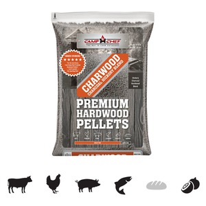 Prémiové pelety Camp Chef Charcoal Hickory Pellets