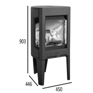 Jotul F 163 CB - rozměry