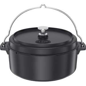 Litinový kotlík Rosle Dutch Oven Vario (30 cm) - litinový hrnec pro různé typy přípravy pokrmů