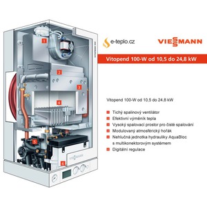 Viessmann VITOPEND 100W  řez (WH1D)