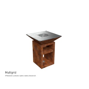 Vulcanus Multigrid Pro730 - litinový rošt pro grily VULCANUS s grilovací plochou 730x730 mm